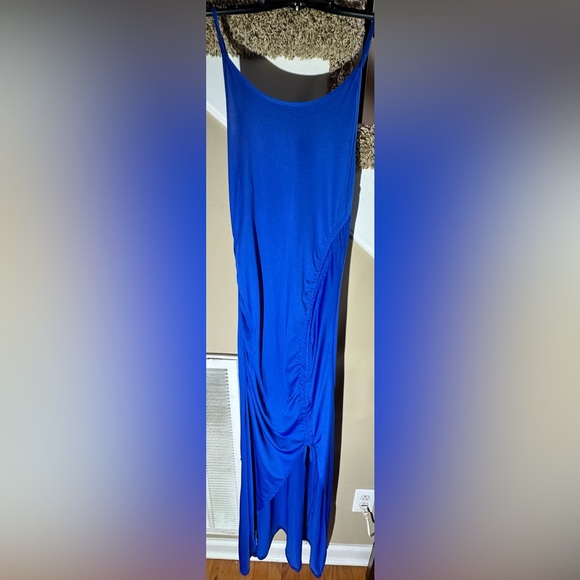 Royal blue slip dress - Picture 4 of 5